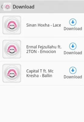 Mp3 Shqip android App screenshot 1